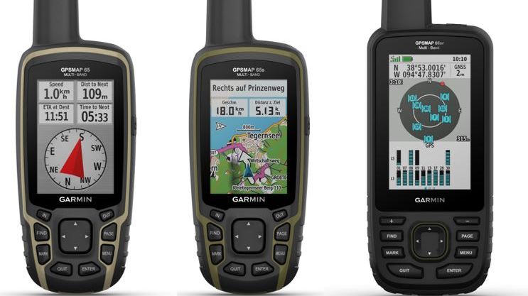 Die neue GPSMAP-Serie von Garmin: das GPSMAP 65, 65s und 66sr