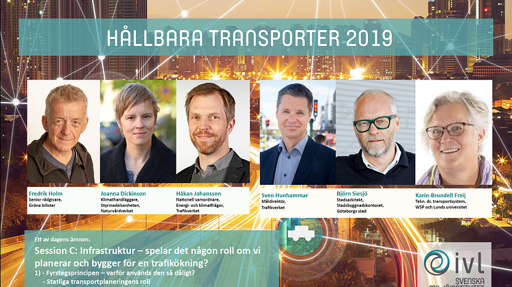 Hållbara transporter 2019 den 14 november 09.00-17.00