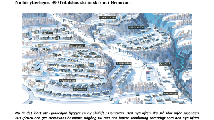 Nu får ytterligare 300 fritidshus ski-in-ski-out i Hemavan