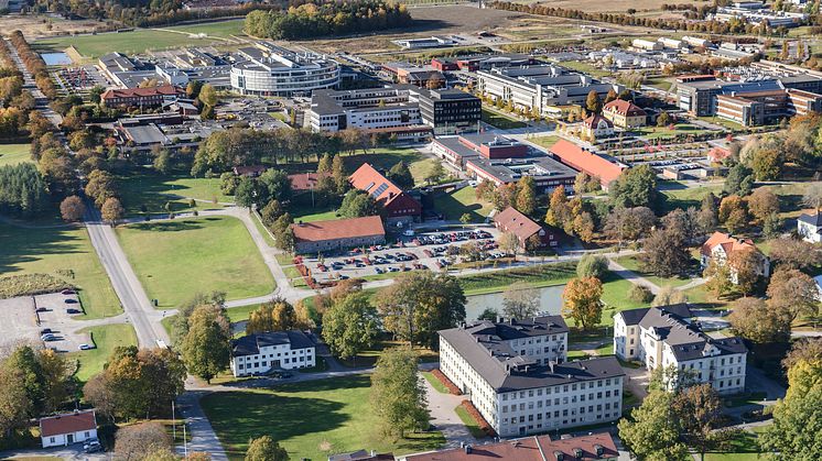 SLU:s campusområde i Ultuna, Uppsala. Foto: Mark Harris/Frozentime.se