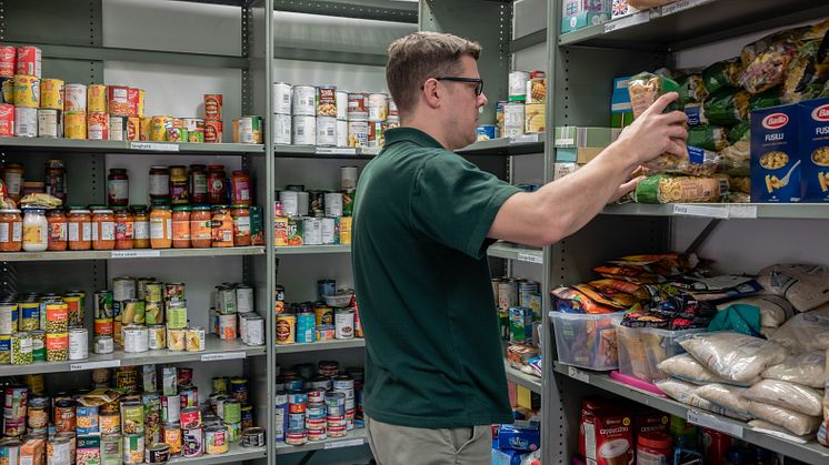 More adults are experiencing food insecurity during the COVID-19 pandemic, with some turning to food banks for support.