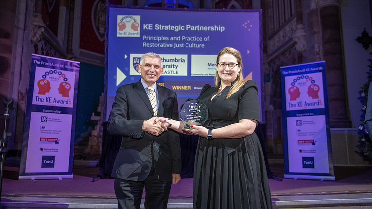 Northumbria University wins PraxisAuril KE Strategic Partnership award