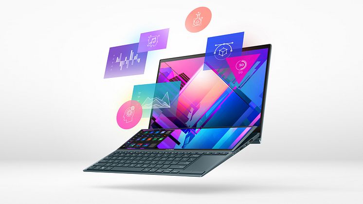 ZenBook Duo 14 med ScreenPad Plus, för alla som behöver mer utrymme