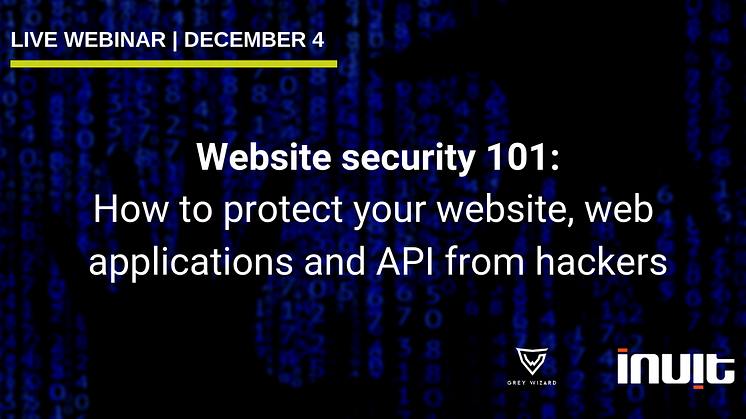 Website security 101 webinar