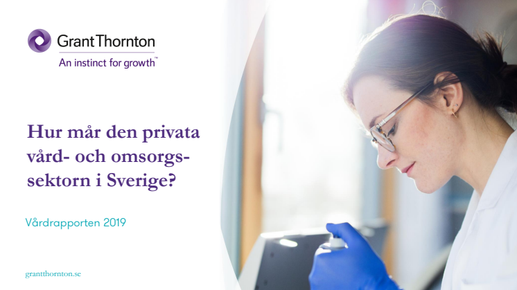 Hur mår den privata vård- och omsorgsmarknaden i Sverige 2019?