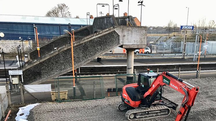 Ground work taking place at Stechford station