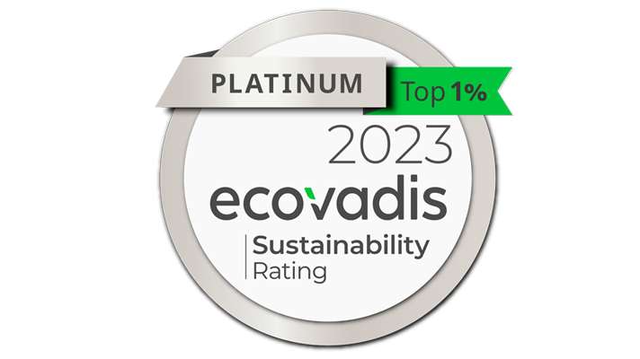 Ecovadis 2023 - Platinum - banner