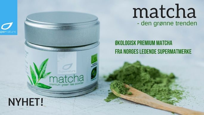 Supernature lanserer Matcha Premium green tea powder
