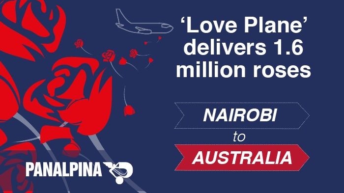 From Kenya to Australia with love: Panalpina made it possible. (Illustration by Panalpina)