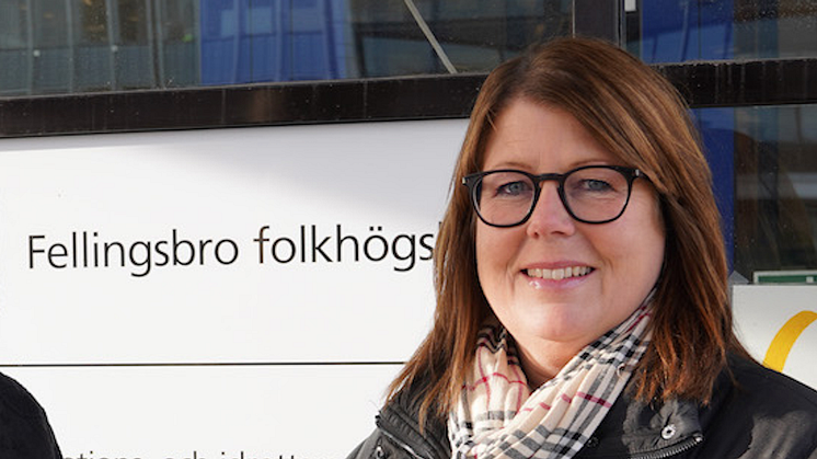 Karin Bäckgren - tolklärare vid Fellingsbro Folkhögskola och utbildningsansvarig vid den nya kursen. 