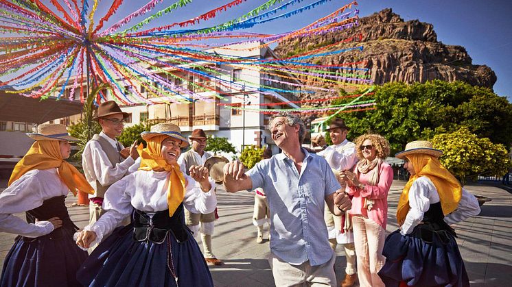 El Paseo Romero är en färgglad parad som arrangeras i Las Palmas på Kanarieöarnas nationaldag. Foto: The Canary Islands Tourism. 
