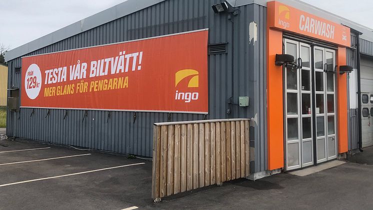 INGO lanserar en automattvätt i Linköping under namnet INGO CARWASH