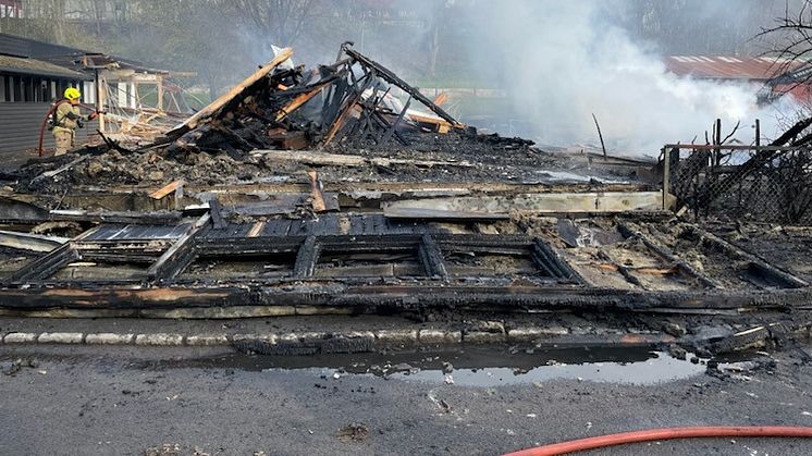 Veslefrikk og Lønnebakken Kanvas-barnehage på Ullevål ble totalskadd i brann tirsdag 9. mai