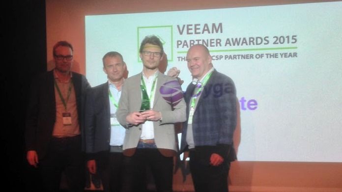 Cygate utsedd till Årets molnleverantör 2015 av Veeam