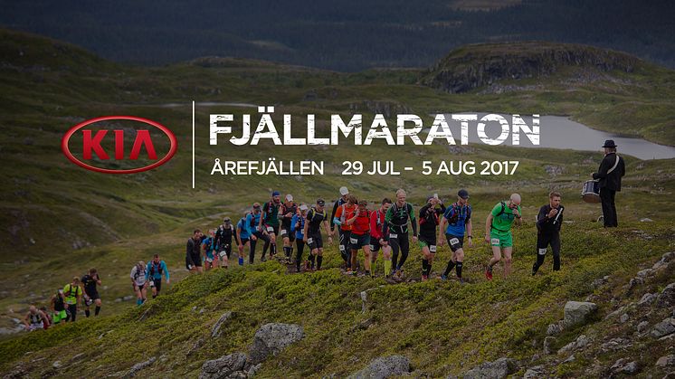 Kia ny huvudpartner till Fjällmaraton Årefjällen