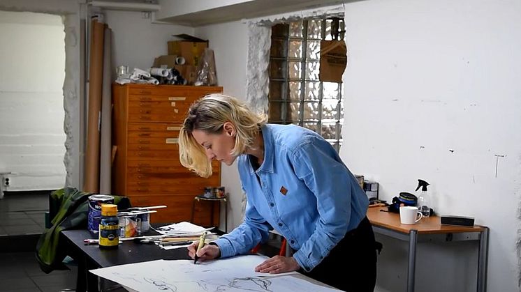 Amanda Mendiant har förberett sig väl inför residenset i Göteborg.   Foto: Stefan Larsson