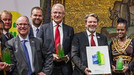 Hållbara skolor, samverkan kring flerbostadshus och stadsutvecklingsengagemang i fokus när Sweden Green Building Awards delades ut