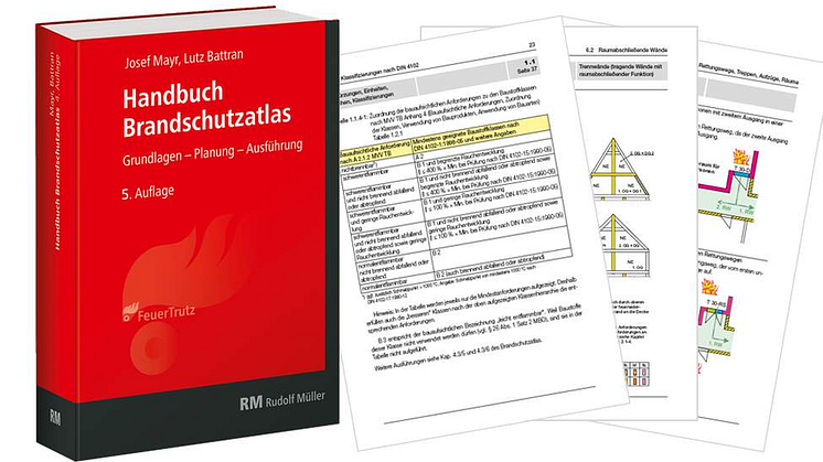 Mit dem "Handbuch Brandschutzatlas" gelingt der Einstieg in den vorbeugenden Brandschutz. Quelle: FeuerTrutz Network