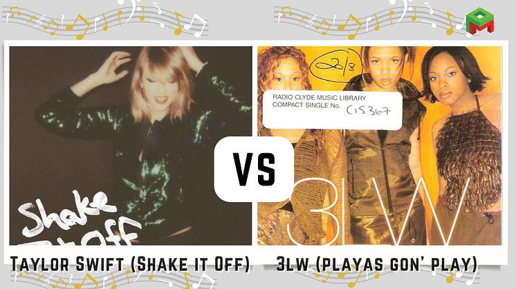 Image source: Shake it off - pinterest.ph / Players gonna play - discogs.com