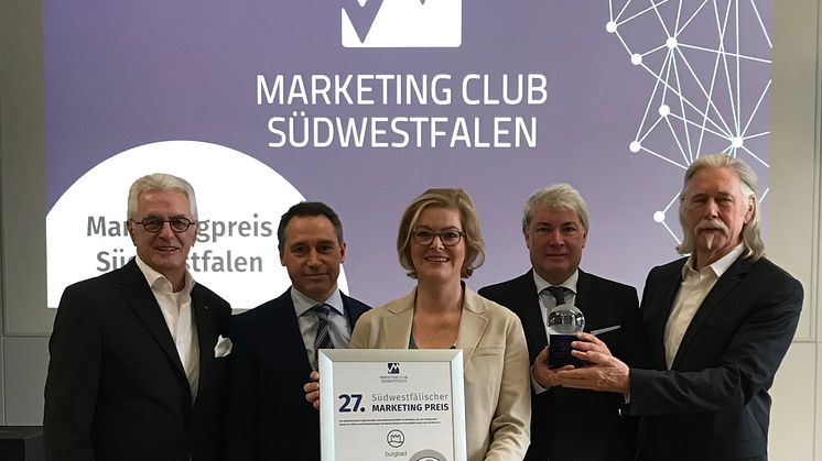 burgbad erhält Südwestfälischen Marketing-Preis