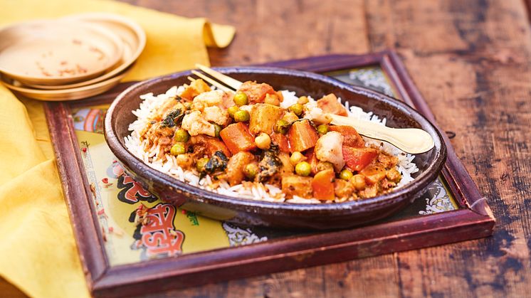 Indisk Curry med grönsaker och ris - Limited Edition!
