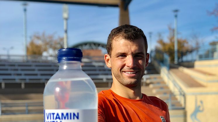Grigor Dimitrov ny global ambassadör för Vitamin Well