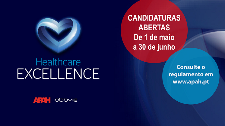Estão abertas as candidaturas à 9ª edição do Healthcare Excellence