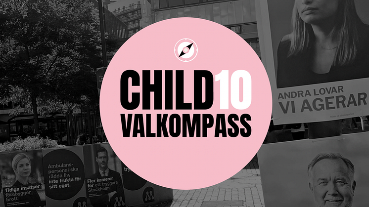 Child10 släpper valkompass som kartlägger partiernas ståndpunkt i tre viktiga nationella frågor gällande kommersiell sexuell exploatering av barn.