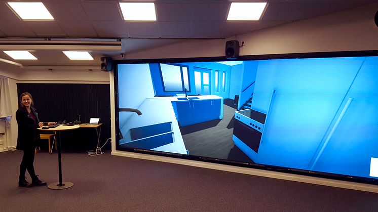 Luleå tekniska universitets nya VR-studio.