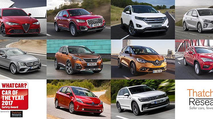 Top ten safest new cars of 2017: What Car? Safety Award long list announced