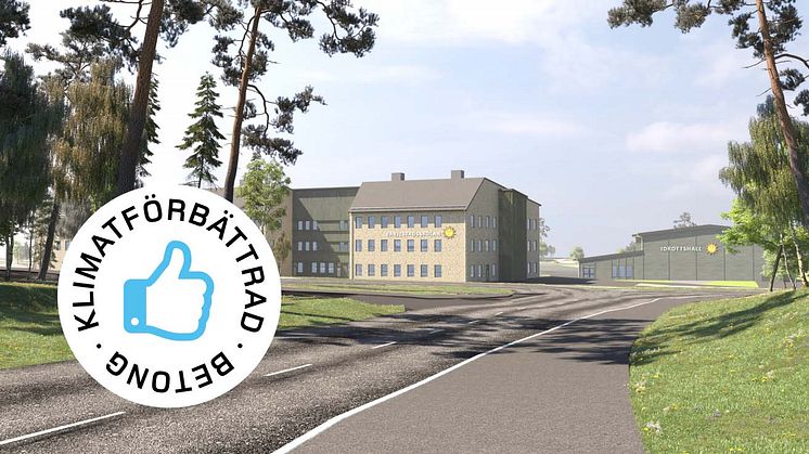 Peab i samarbete med Thomas Betong - – Färjestadsskolan i Karlstad byggs med hållbarhetsfokus