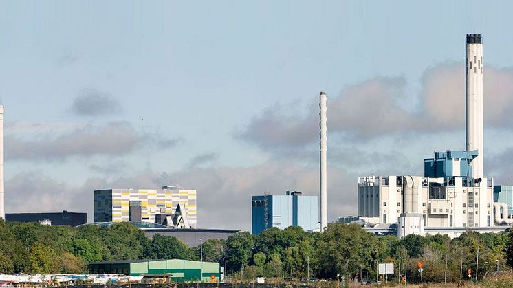   Bilden föreställer kraftvärmeverket i Västerås. Foto: MälarEnergi