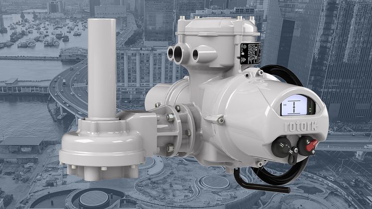 Rotork’s intelligent multi-turn IQ3 actuator is ideal for water applications