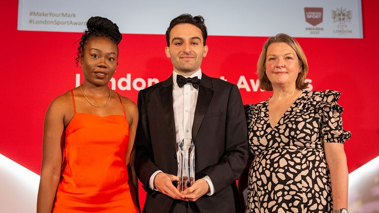 Charlie Hyman won Inspirational Young Person of the Year, in association with BBC Radio London