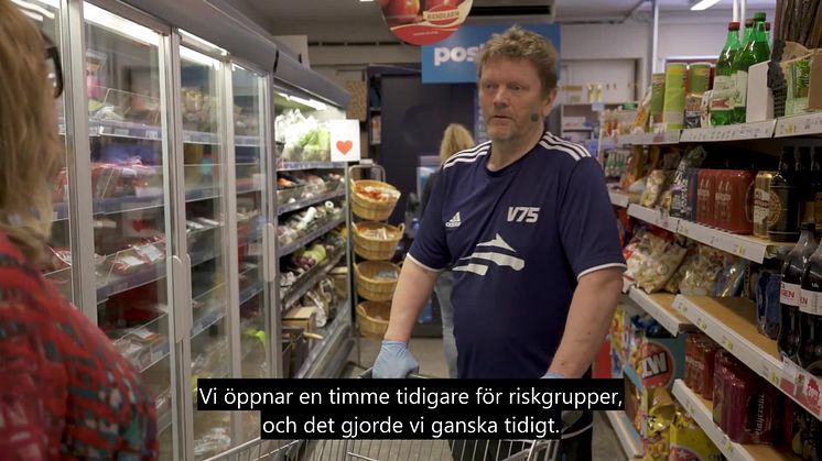 Malin möter... Tommys Sjölund, Handlarn i Lugnvik