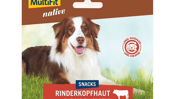 MultiFit native Snacks: Rinderkopfhaut