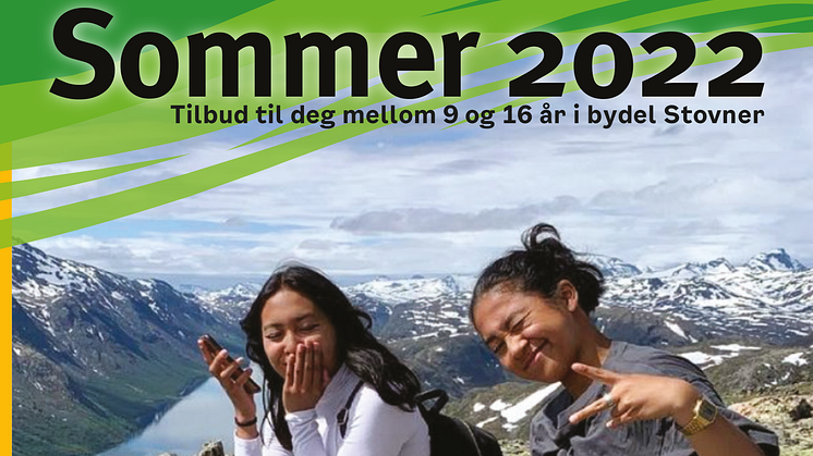 Sommerferien 2022 - aktiviteter for barn og unge i Stovner bydel