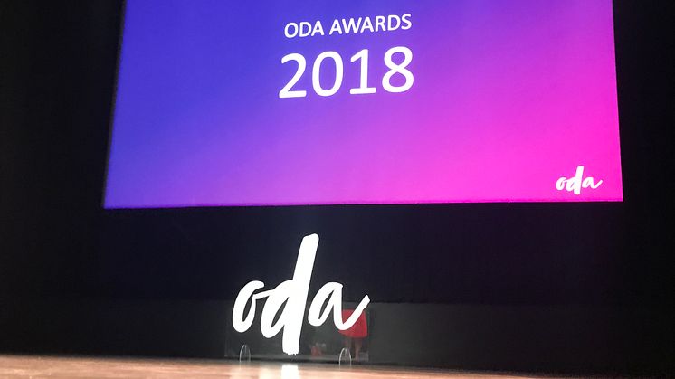 Årets vinnere av ODA Award - Inspirasjonsdagen 2018
