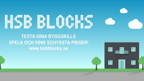 HSB lanserar HSB Blocks: Tävling om att bygga bostäder