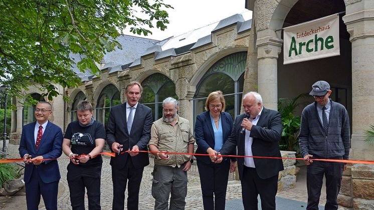 Feierliche Eröffnung Entdeckerhaus Arche im Zoo Leipzig