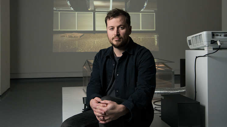 Artist and Assistant Professor in Animation at Northumbria Paul Dolan, whose exhibition Upstream Image is currently on show at Gallery North.
