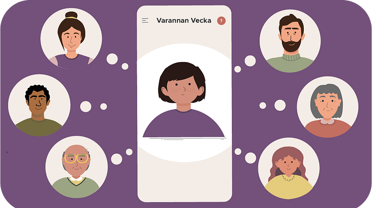 I appen Varannan Vecka samarbetar barnets viktiga vuxna efter separationen. 