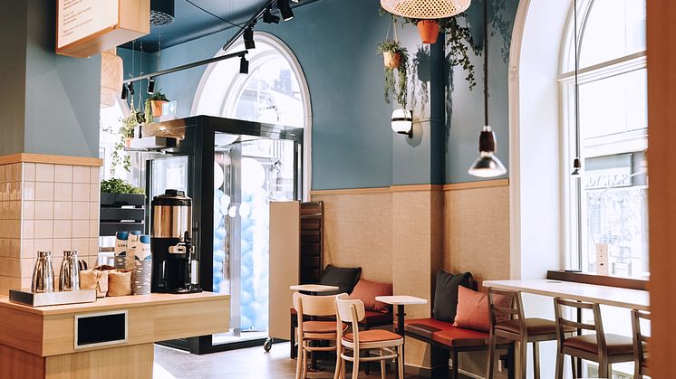 The new coffee shop concept with a Scandinavian look and feel