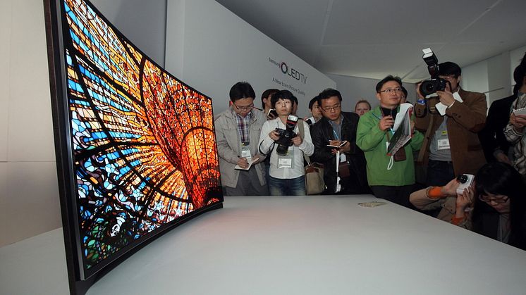 Samsung curved oled TV
