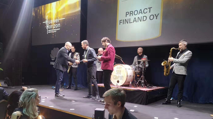 Proact Finland vinnare Gulddraken 2020 - Data Center Partner of the Year