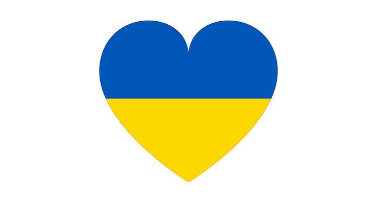 Ett hjärta till Ukrainas folk