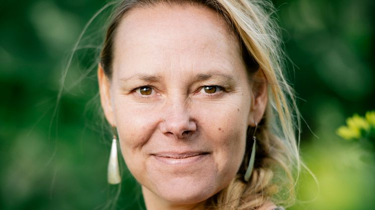 Charlotta Szczepanowski, ny arbetande styrelseordförande för Vi-skogen. Foto: Margareta Bloom Sandebäck.