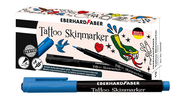 German Brand Award 2022 in Gold: Tattoo Skinmarker von Eberhard Faber