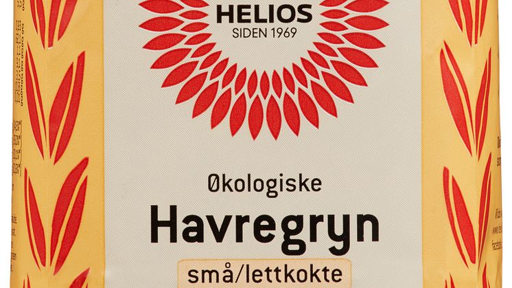 Helios havregryn små/lettkokte økologisk