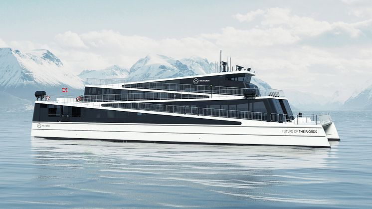 Hel-elektriske Future of the Fjords får et søsterskip til neste år (Ill: The Fjords).